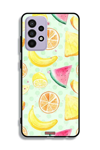 Tolwak غطاء حماية لهاتف سامسونج جالاكسي A52s 5G برسومات فنية بألوان مائية وفواكه