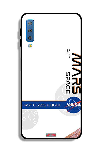 Tolwak غطاء حماية لهاتف Samsung Galaxy A7 (2018) من الدرجة الأولى - رحلة المريخ