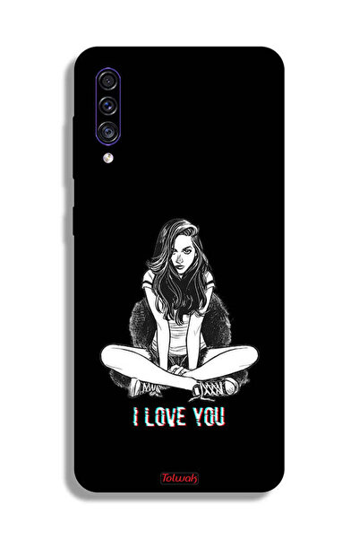 Tolwak غطاء حماية لهاتف سامسونج جالكسي A50 بطبعة "أحبك"
