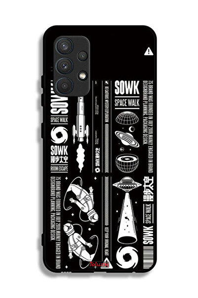 Tolwak غطاء حماية لهاتف سامسونج جالاكسي A32 4G ملصق سوك سبيس ووك