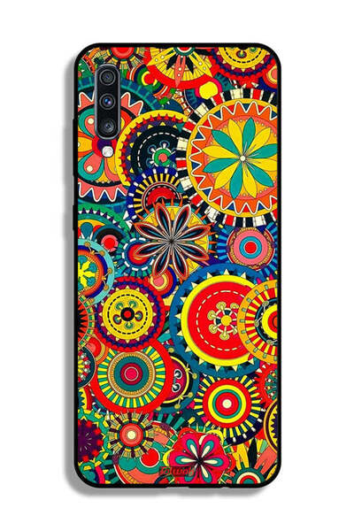 Tolwak غطاء حماية لهاتف سامسونج جالكسي A70 بنمط ماندالا ملون