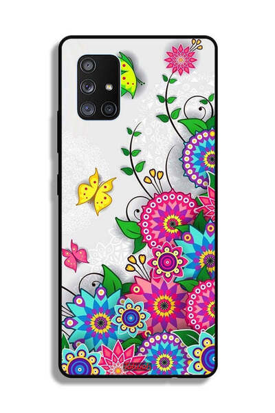 Tolwak غطاء حماية لهاتف سامسونج جالاكسي A71 5G بنقشة زهور ماندالا