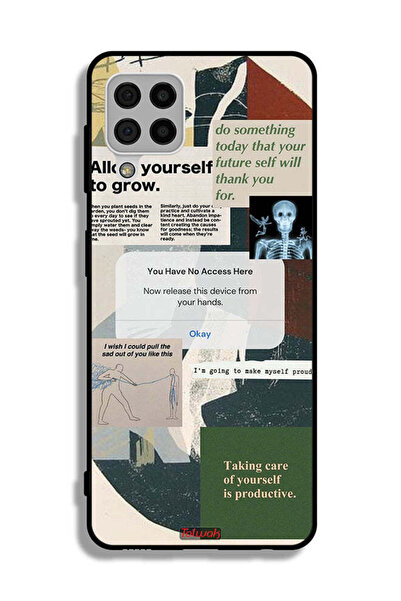 Tolwak غطاء حماية لهاتف Samsung Galaxy A22 4G اسمح لنفسك بالنمو