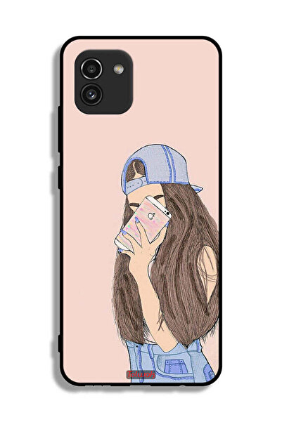 Tolwak غطاء حماية لهاتف Samsung Galaxy A03 لالتقاط صور سيلفي