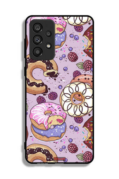 Tolwak غطاء حماية لهاتف سامسونج جالاكسي A73 5G برسومات دوناتس آرت