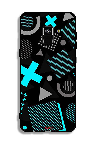 Tolwak غطاء حماية لهاتف Samsung Galaxy A8 Plus (2018) برسومات أيقونات لعبة Squid