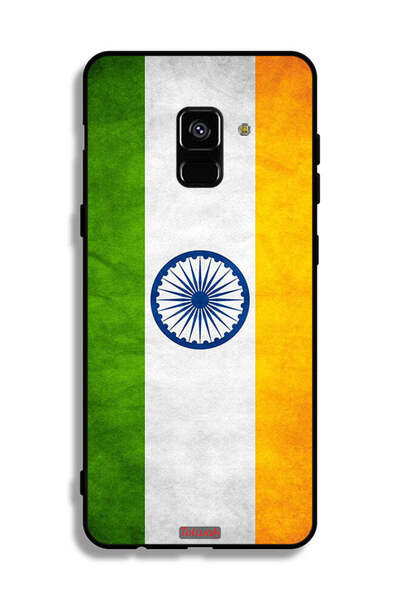 Tolwak غطاء حماية لهاتف Samsung Galaxy A8 Plus (2018) بعلم هندي مضيء