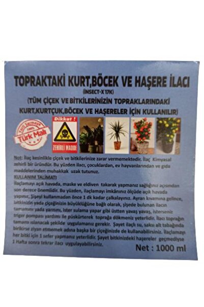 Armen Botanik ÇİÇEK VE BİTKİ İLACI 3'LÜ SET UNLU BİT - YAPRAK BİTİ - TOPRAK ZARARLILARI