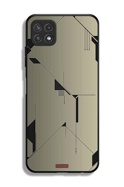 Tolwak غطاء حماية لهاتف سامسونج جالاكسي A22 5G بتصميم تجريدي بسيط من الفن الرقمي