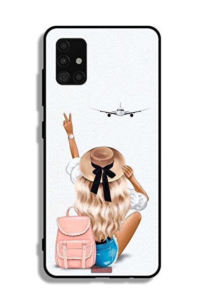 Tolwak غطاء حماية لهاتف سامسونج جالاكسي A51 4G - فتاة تحب السفر
