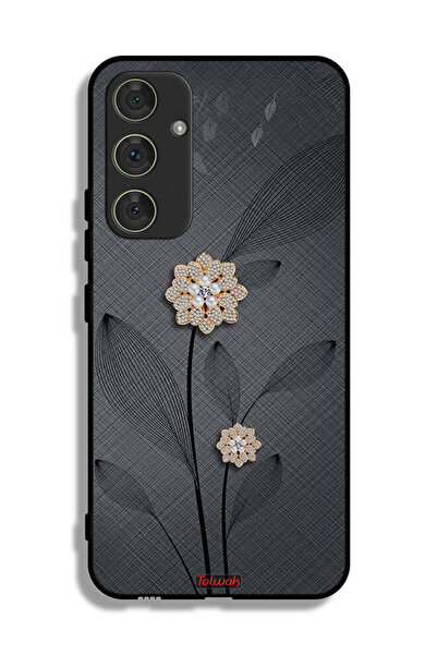 Tolwak غطاء حماية لهاتف سامسونج جالاكسي A54 5G برسومات زهور ماسية
