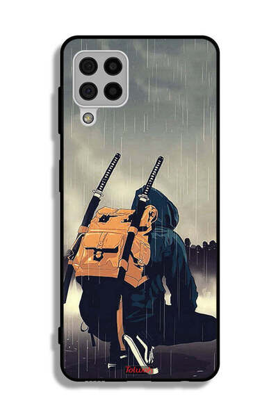 Tolwak غطاء حماية لهاتف سامسونج جالاكسي A22 4G بتصميم سيف ساموراي رقمي