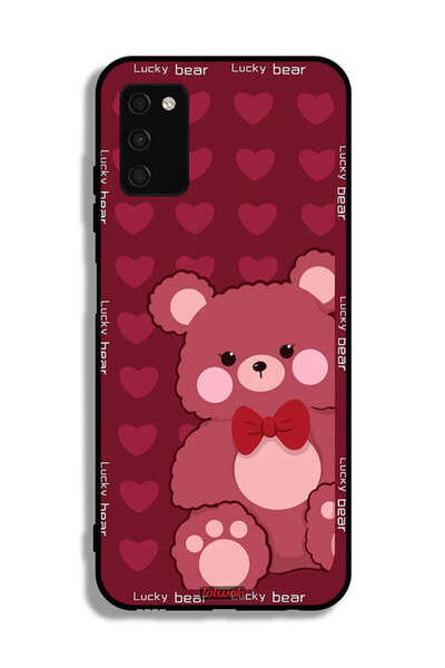 Tolwak غطاء حماية من سامسونج جالكسي A03s بتصميم الدب المحظوظ