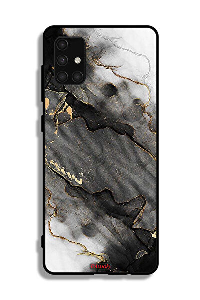 Tolwak غطاء حماية لهاتف سامسونج جالاكسي A71 4G، رخامي لامع