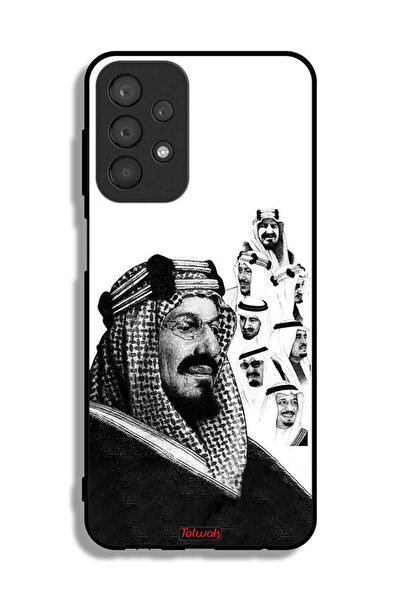 Tolwak غطاء حماية لهاتف سامسونج جالكسي A23، ملصق ملوك المملكة العربية السعودي...