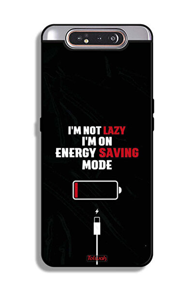 Tolwak غطاء حماية لهاتف سامسونج جالكسي A80 - أنا لست كسولاً، أنا في وضع توفير...