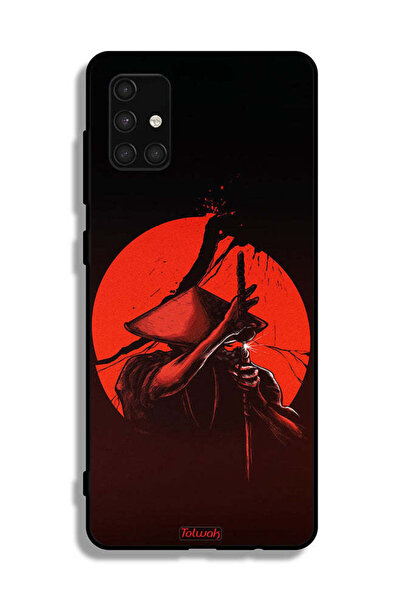 Tolwak غطاء حماية لهاتف سامسونج جالاكسي A71 4G بتصميم محارب السيف