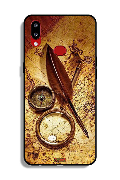 Tolwak غطاء حماية بتصميم بوصلة عتيقة من سامسونج جالكسي A10s