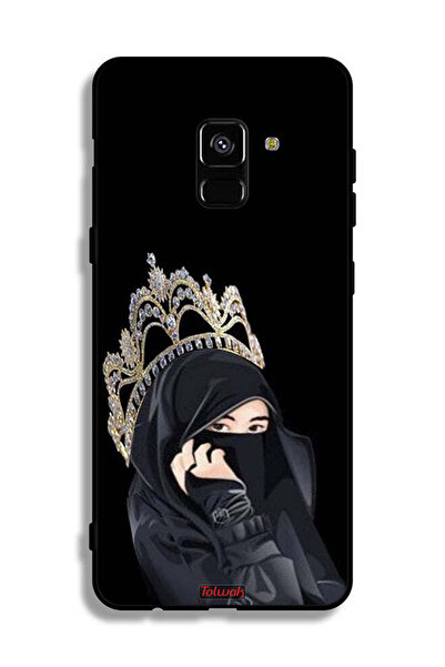 Tolwak غطاء حماية لهاتف Samsung Galaxy A8 Plus (2018) بتصميم Queen Girl