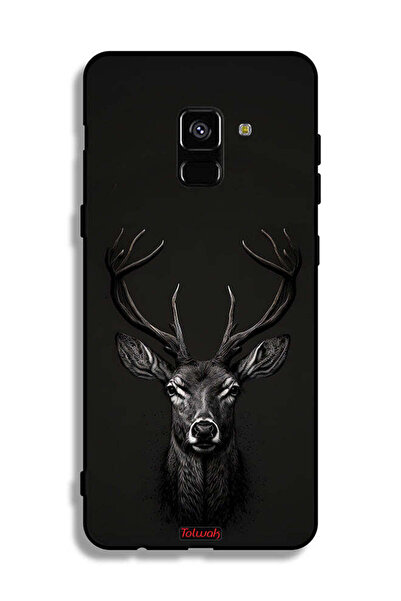 Tolwak غطاء حماية لهاتف Samsung Galaxy A8 Plus (2018) بتصميم غزال رقمي