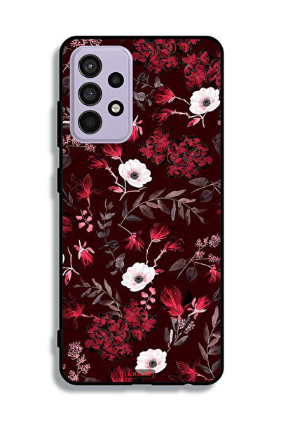 Tolwak Samsung Galaxy A52 Protective Case Cover Small Flowers And Tropical Le...