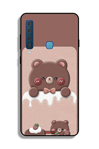 Tolwak غطاء حماية لهاتف Samsung Galaxy A9 (2018) بتصميم دب الفراولة