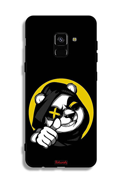 Tolwak غطاء حماية لهاتف Samsung Galaxy A8 Plus (2018) بتصميم قطة مارشميلو لطيفة