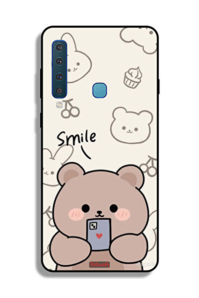 Tolwak غطاء حماية لهاتف Samsung Galaxy A9 (2018) برسومات الدب المبتسم