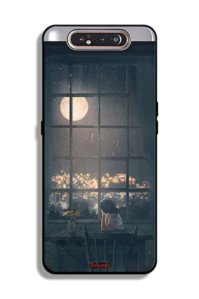 Tolwak غطاء حماية لهاتف Samsung Galaxy A80 مع صورة القمر