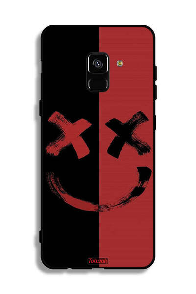 Tolwak غطاء حماية لهاتف Samsung Galaxy A8 Plus (2018) بنمط فن الخطمي