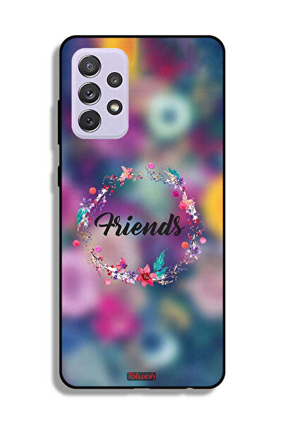 Tolwak غطاء حماية لهاتف سامسونج جالاكسي A72 5G، رسمة خاتم أصدقاء الزهور