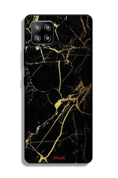 Tolwak غطاء حماية لهاتف سامسونج جالاكسي M42 5G - رخامي متصدع