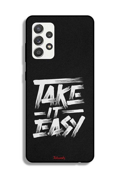 Tolwak Samsung Galaxy M32 5G Protective Case Cover Take It Easy