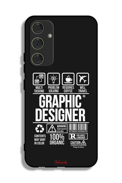 Tolwak غطاء حماية لهاتف Samsung Galaxy A54 5G، ملصق مصمم جرافيكي