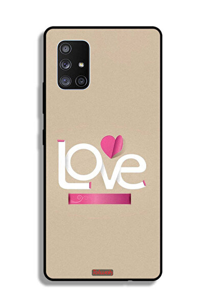 Tolwak Samsung Galaxy A71 5G Protective Case Cover Love Art