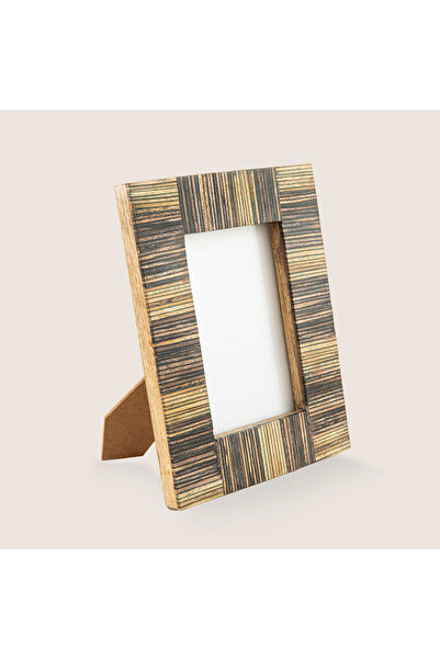 Chakra Sanian Fotoğraf Çerçevesi 15X20 Cm Natural-Lacivert