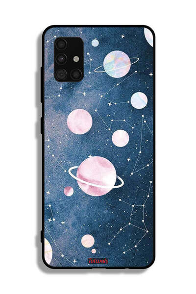 Tolwak Samsung Galaxy A51 4G Protective Case Cover Space Art