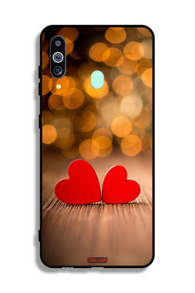 Tolwak Samsung Galaxy M40 Protective Case Cover Two Beautiful Hearts