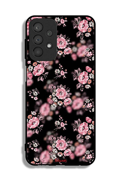 Tolwak غطاء واقي لغطاء حماية سامسونج جالاكسي A23 بنقشة زهور عمودية