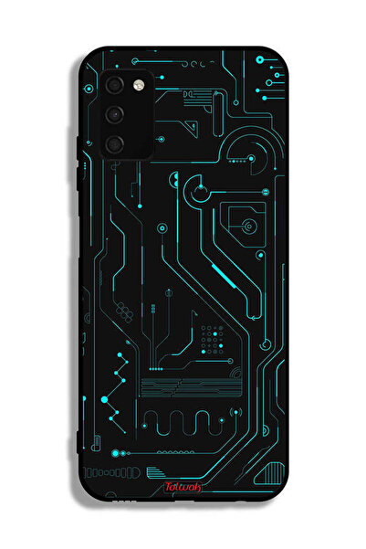 Tolwak غطاء حماية لهاتف سامسونج جالكسي A03s - دوائر فنية رقمية - شاشة متعددة ...