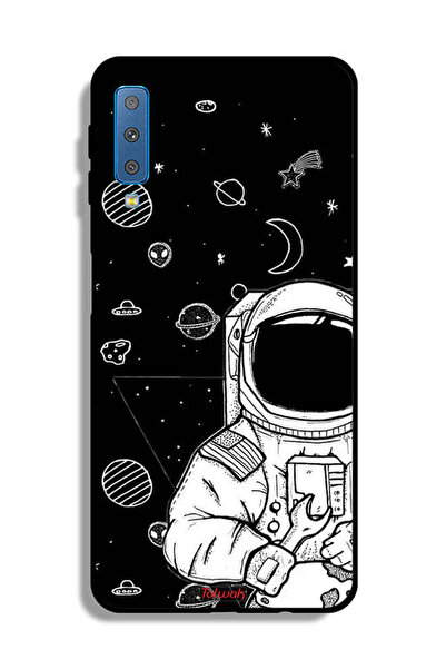 Tolwak غطاء حماية لهاتف Samsung Galaxy A7 (2018) بتصميم رائد فضاء