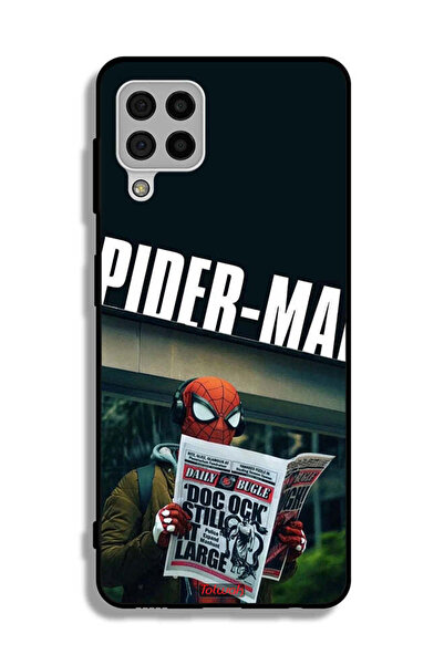 Tolwak غطاء حماية لهاتف سامسونج جالاكسي A22 4G سبايدرمان يقرأ صحيفة