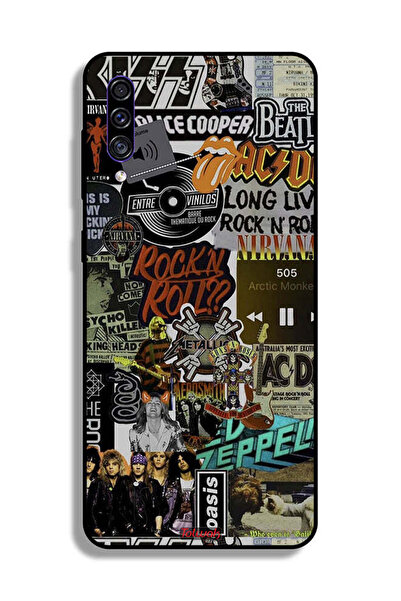 Tolwak غطاء حماية لهاتف سامسونج جالكسي A30s، تحيا موسيقى الروك آند رول