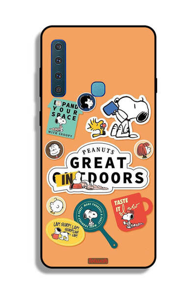 Tolwak غطاء حماية لهاتف سامسونج جالكسي A9 (2018) - ملصقات الفول السوداني