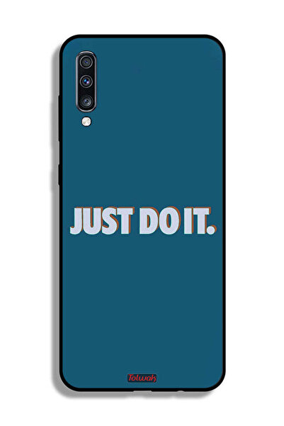 Tolwak غطاء حماية لجهاز Samsung Galaxy A70 - Just Do It