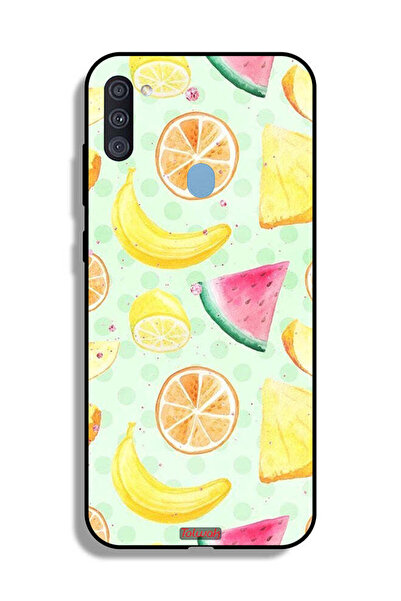 Tolwak غطاء حماية لهاتف سامسونج جالكسي A11 برسومات فنية بألوان مائية وفواكه