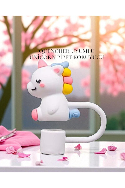 Gizmo Vibe Quencher Termos Uyumlu Unicorn Aksesuar Pipet Koruyucu Hayvan Figü...