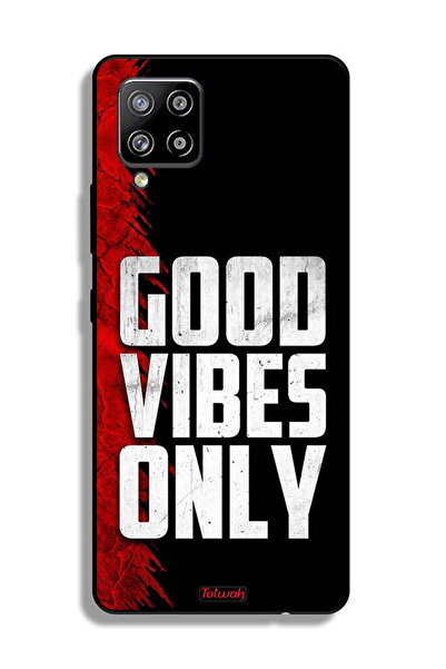 Tolwak Samsung Galaxy A42 5G Protective Case Cover Good Vibes Only