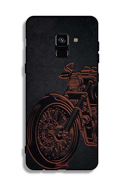 Tolwak غطاء حماية بتصميم دراجة كلاسيكية من سامسونج جالكسي A8 بلس (2018)