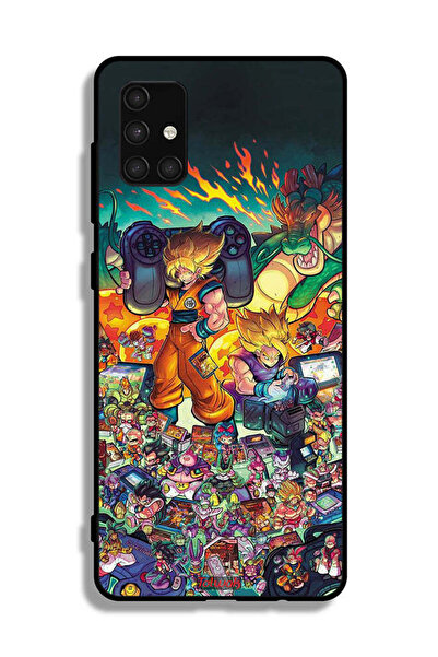 Tolwak Samsung Galaxy A71 4G Protective Case Cover Gamer Art Doodles